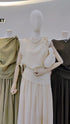 Twist Sleeveless Blouse With Long Flowing Skirts Sets
